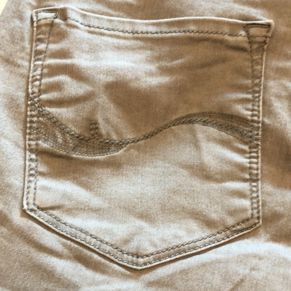 Capris gray grey Lee easy fit size 12 - Picture 7 of 8